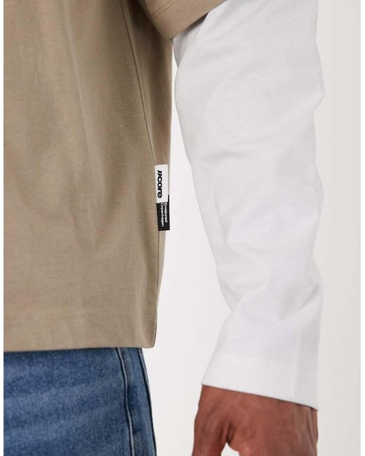 Jack & Jones Natural Double Layer T-shirt for men