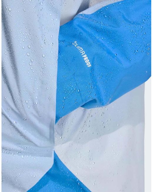 Adidas Originals Blue Terrex Xploric 2.5 Layer Climaproof Anorak