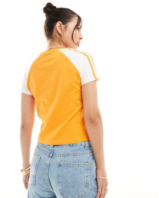 Superdry Orange – essential – retro-t-shirt