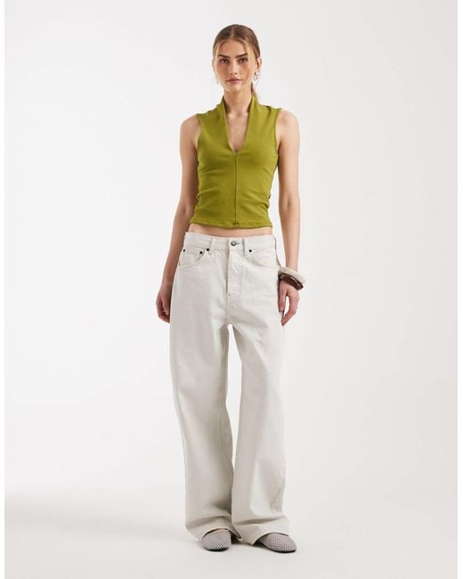 ASOS Green – kompaktes baumwoll-oberteil