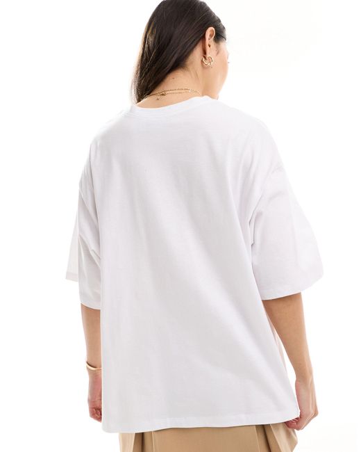 ASOS White Oversized T-shirt With Arizona Puff Graphic