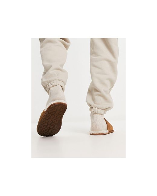Scuff - chaussons - fauve Ugg pour homme en coloris White