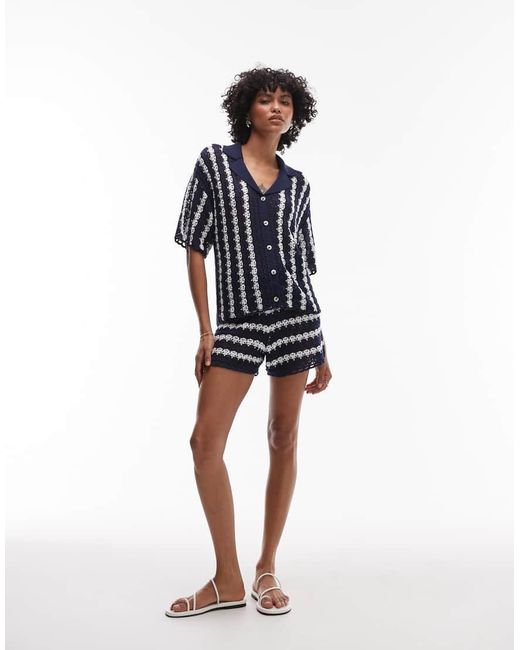 Camicia di TOPSHOP in Blue