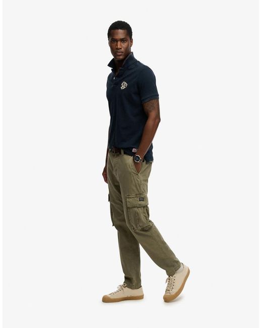 Superdry Blue Core Cargo Pants for men