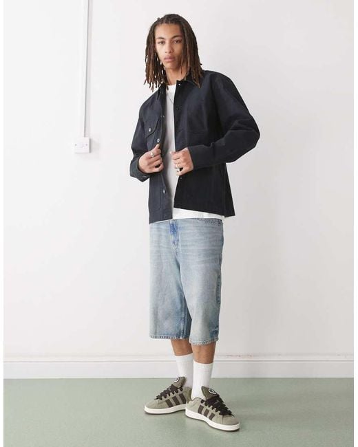 Champion Blue Woven Jacket for men