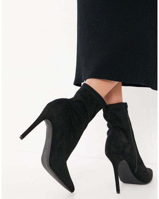 london rebel chelsea boots in black snake