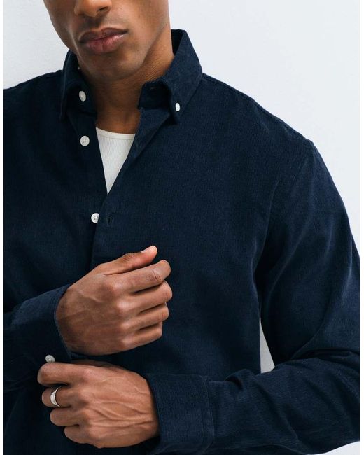 Camicia Regular Fit di SELECTED in Blue da Uomo