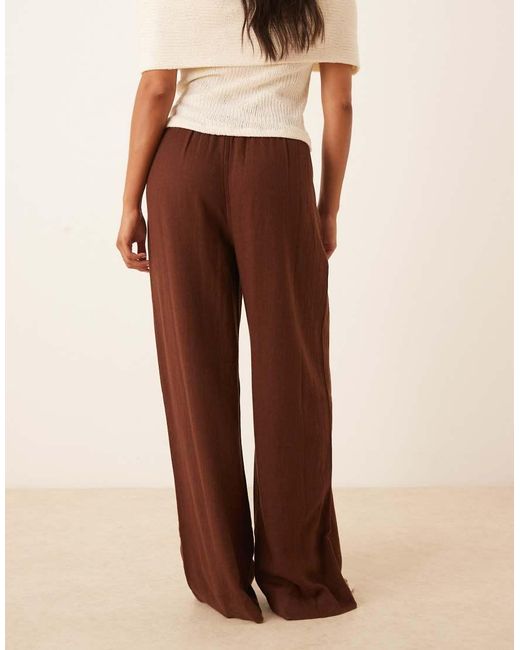 Nobody's Child Petite Natural Shona Straight Leg Pants