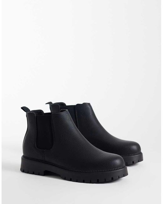 SEQWL Blue Mexton Chunky Chelsea Boots for men