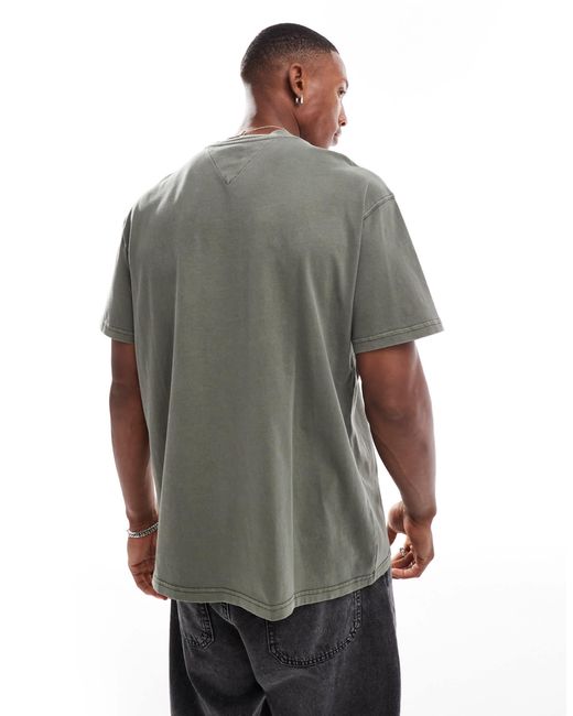 Tommy Hilfiger Gray Relaxed Badge T-shirt for men