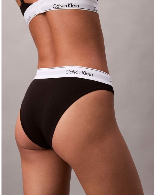 Icon Cotton Modal di Calvin Klein in Black