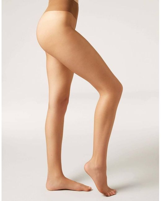 Calzedonia White 8 Denier Resistant Sheer Tights