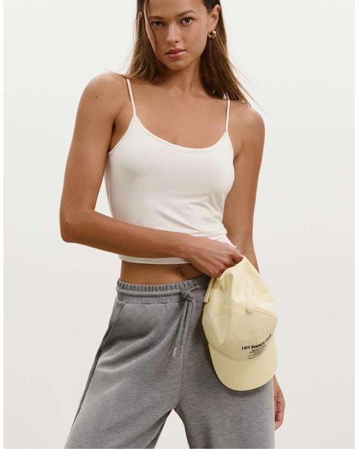 Stradivarius Tanktop in het White
