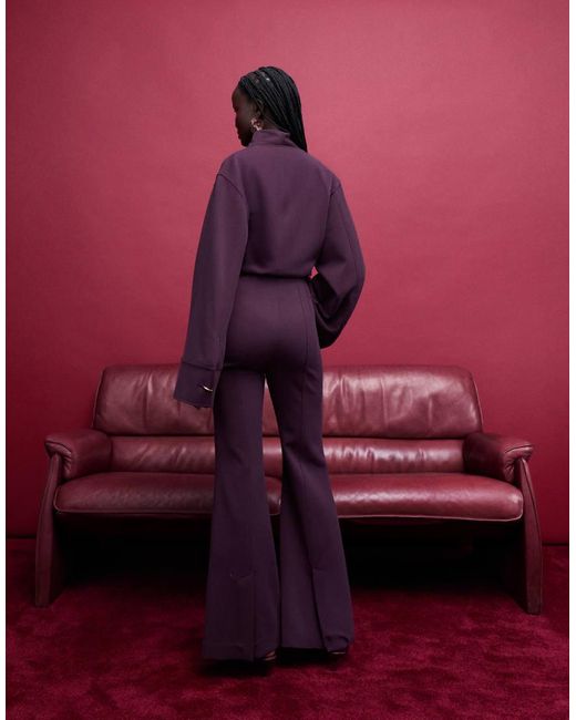 & Other Stories Red Co-ord Fla Tailo Trousers