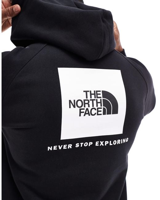 Sweat à capuche raglan avec encadré logo The North Face pour homme en coloris Blue