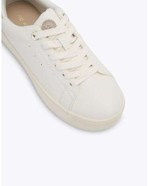 KG by Kurt Geiger White Lighter Lace Up Trainers