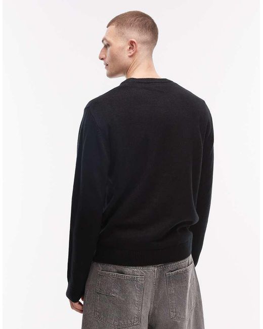 Dickies Black Union Jacquard Sweater for men