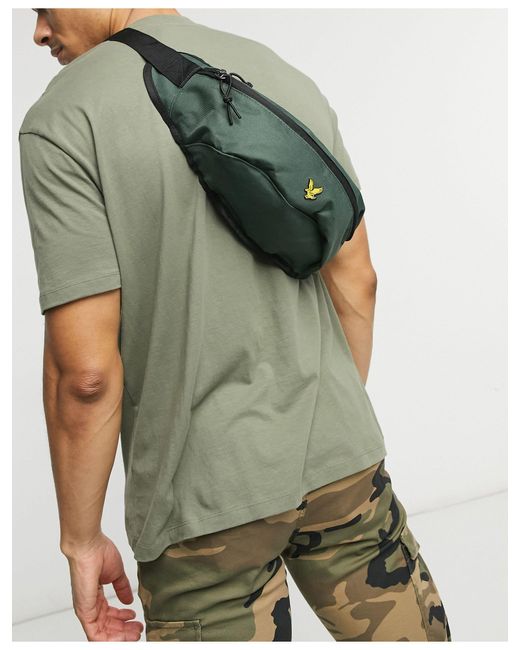 Philadelphia Kleverig gezagvoerder Lyle & Scott Crossbody Sling Bag in het Groen voor heren | Lyst NL