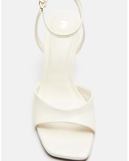 Pull&Bear White Heeled Sandals