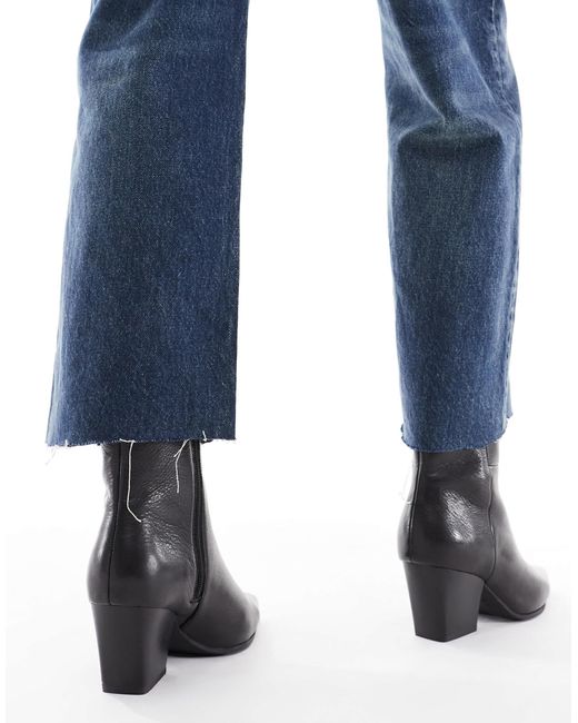 ALDO Blue – shanah – stiefeletten aus em leder mit blockabsatz