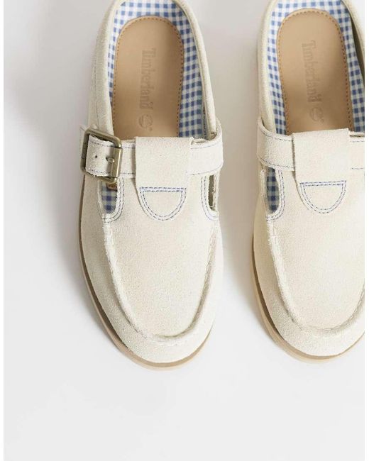 Timberland White Classic Boat Mule