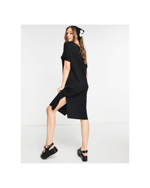 t shirt dress with split sides