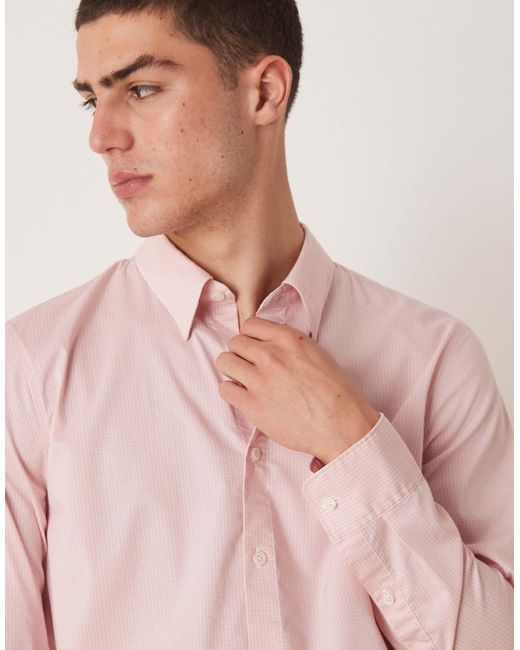 Abercrombie & Fitch Pink Formal Shirt for men