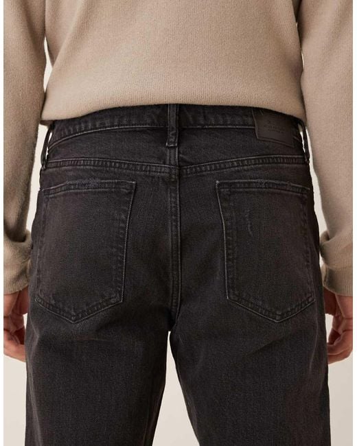 Abercrombie & Fitch Natural Vintage Stretch Straight Jeans for men