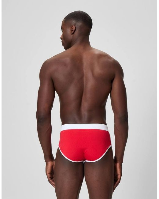 Speedo Red Jetstream Texture 3.5" Swim Brief for men