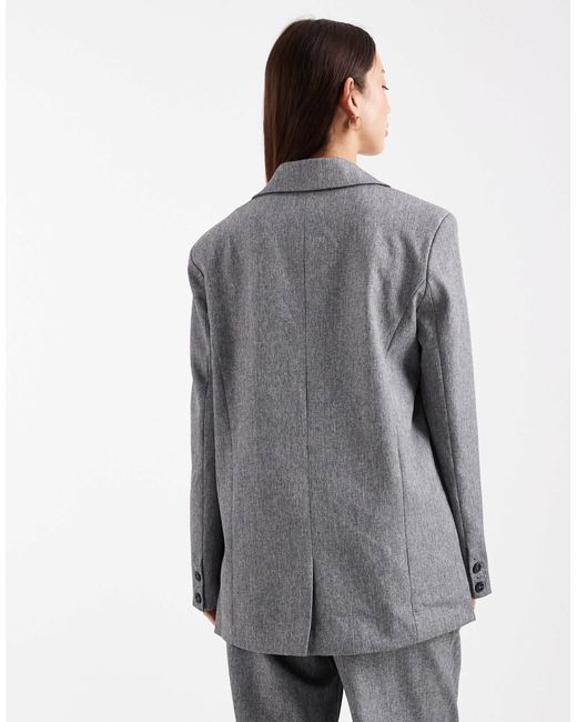 4th & Reckless Gray – oversize-blazer