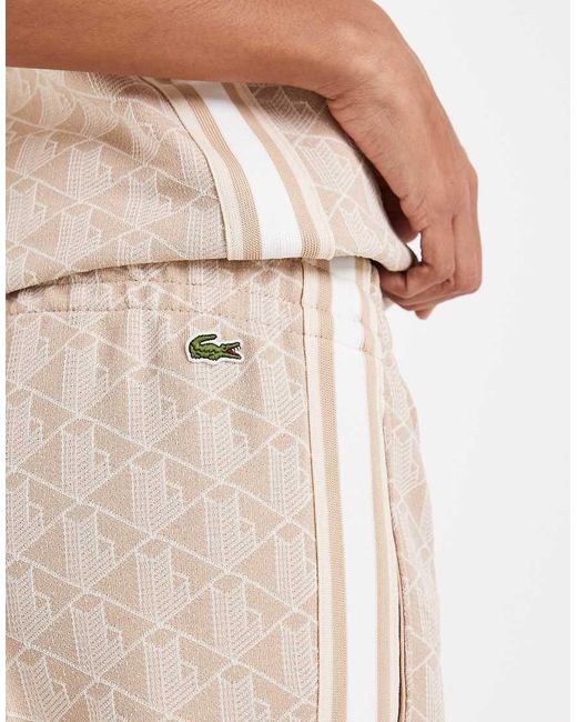 Lacoste Natural Co-Ord Flare Track Pant