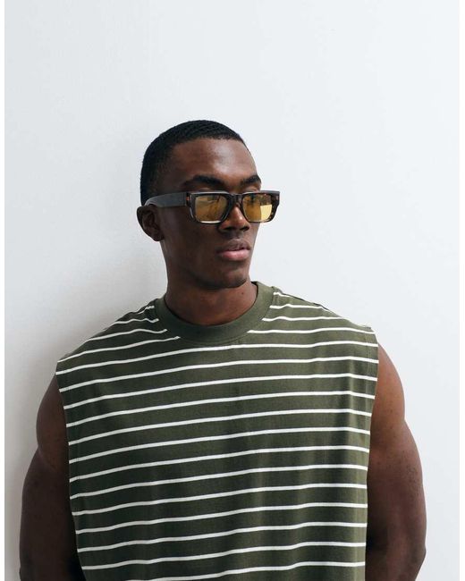 ASOS Green Oversized Tank for men
