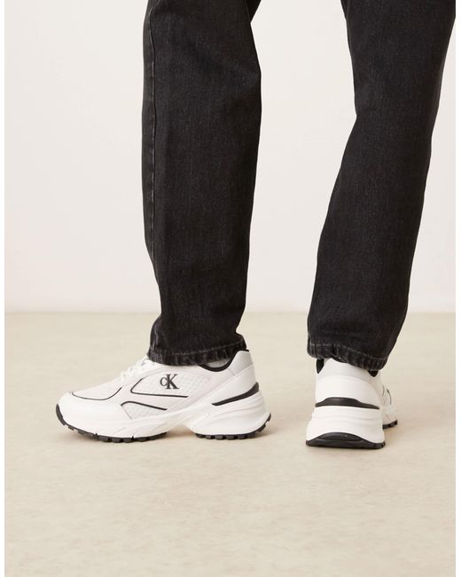 Calvin Klein Natural Tokyo Runner Trainers