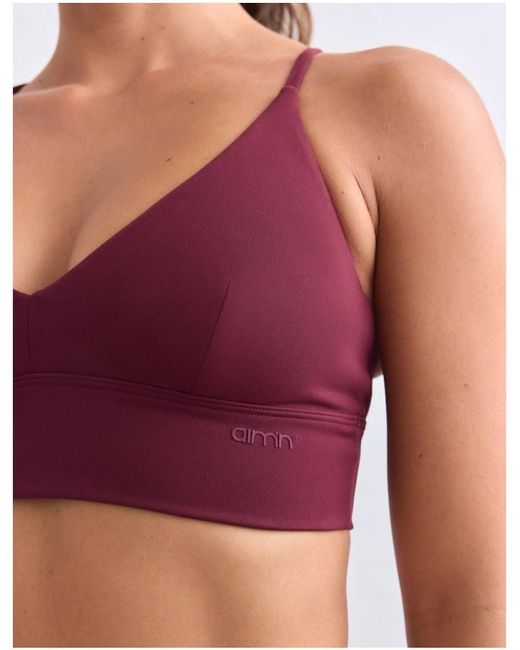 Aim'n Purple Merlot Sense Strap Bra