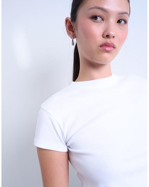 TOPSHOP White Everyday Tee