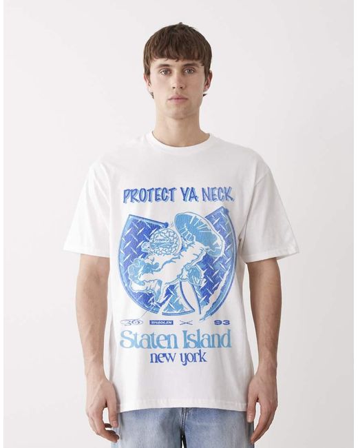 PRNT Blue X Wu-Tang Clan Protect Ya Neck Relaxed Fit T-Shirt