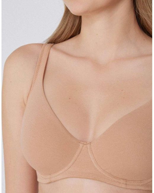 Tezenis Natural Paris Cotton Balconette Bra