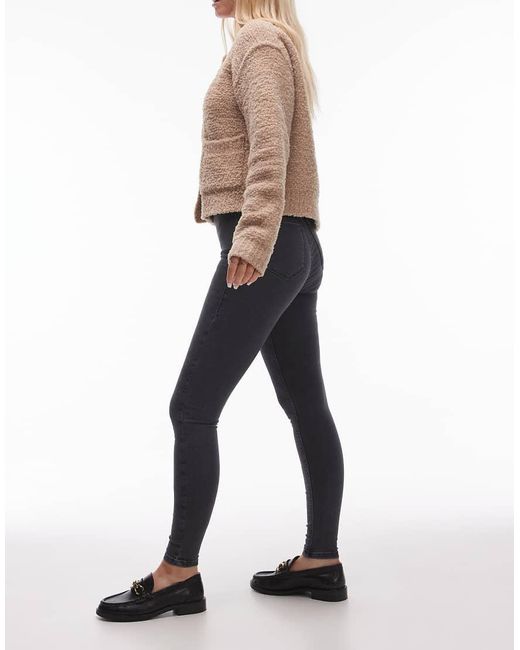 Topshop Hourglass Blue Joni High Rise Super Skinny Jean