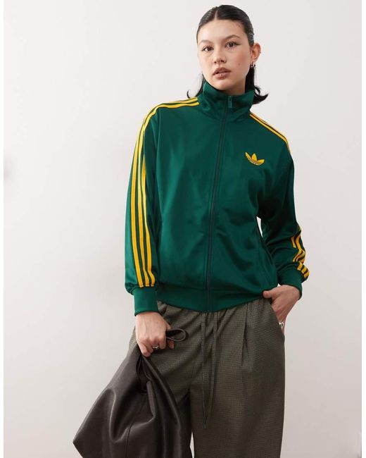 Adidas Originals Green Firebird Loose Track Jacket