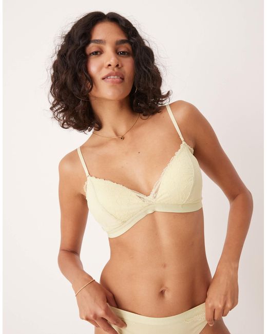 Calvin Klein Brown Modern Lace Lightly Lined Triangle Bra