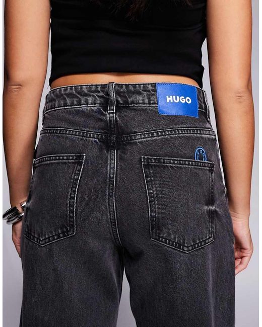 HUGO Blue Leni Straight Leg Jeans