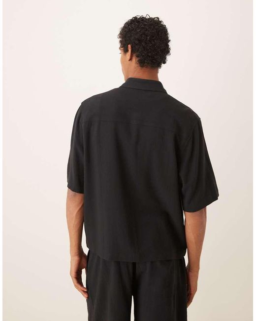 Camicia di ASOS in Black da Uomo