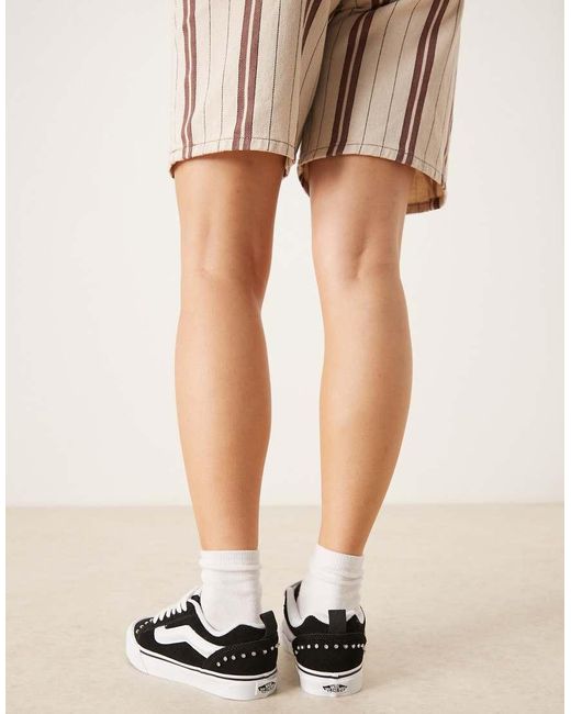Vans Black Knu Skool Trainers