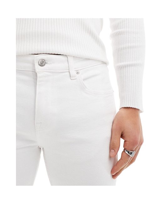 ASOS – skinny-jeans in White für Herren
