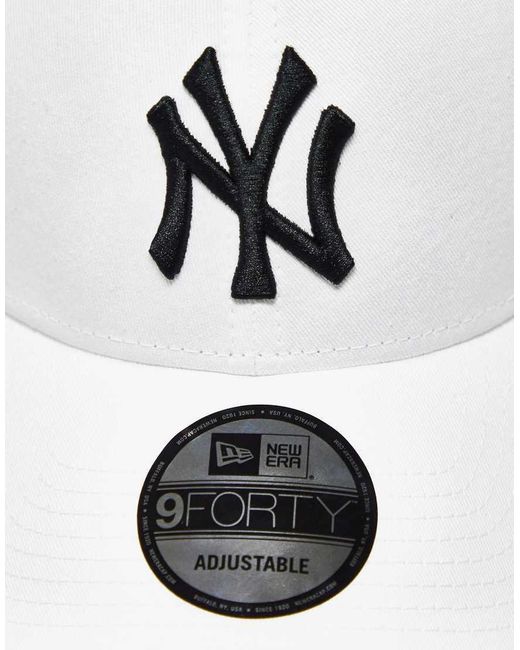 KTZ White Ny Yankees 9forty Cap