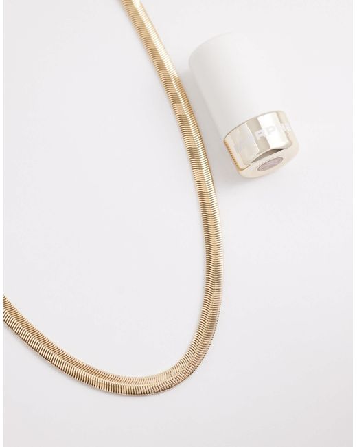 Accessorize White – breite schlangenhalskette
