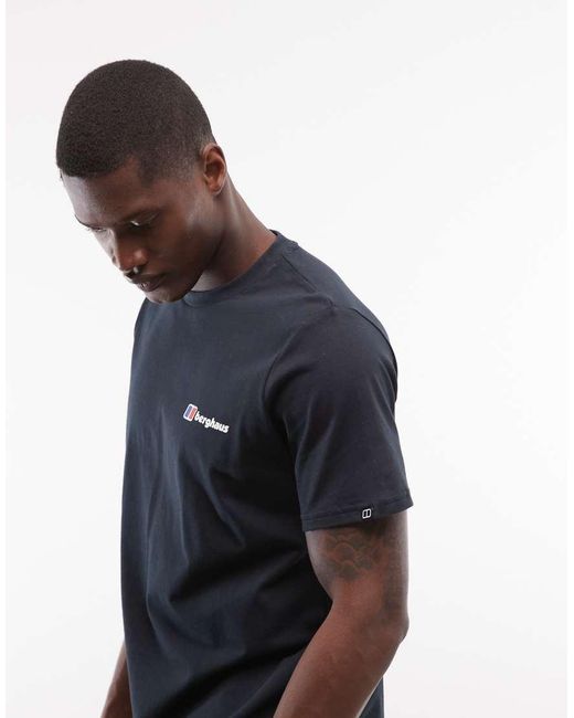 Berghaus Blue T-Shirt Classic Logo T-Shirt for men