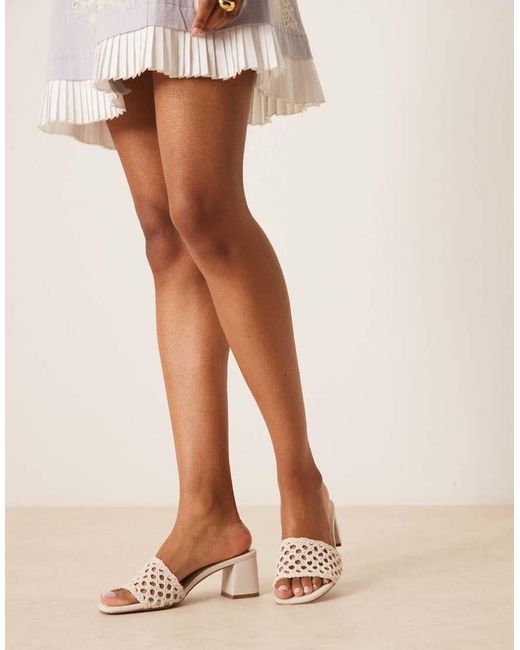 Honeycomb di Asos Design Wide Fit in Brown