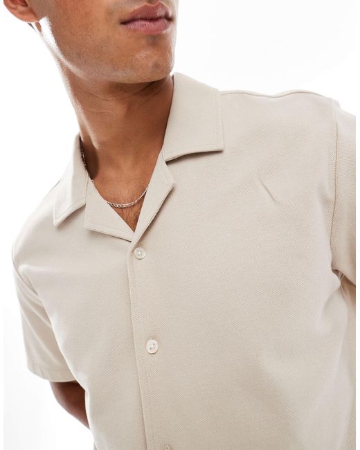 Threadbare – kurzärmliges hemd in Blue für Herren