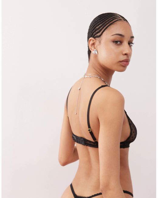 Motel Natural Yandri Heart Lace Soft Bra